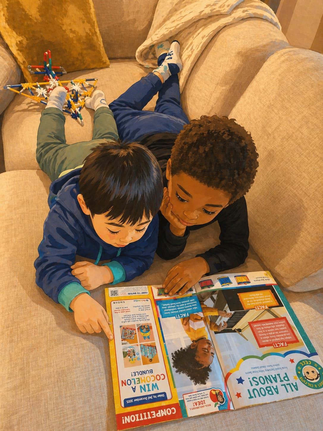 Children reading